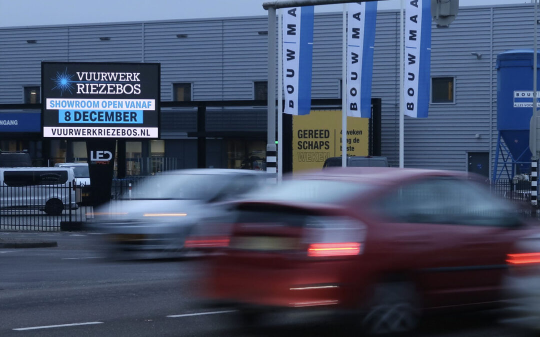 LED scherm huren voor vuurwerkverkoop